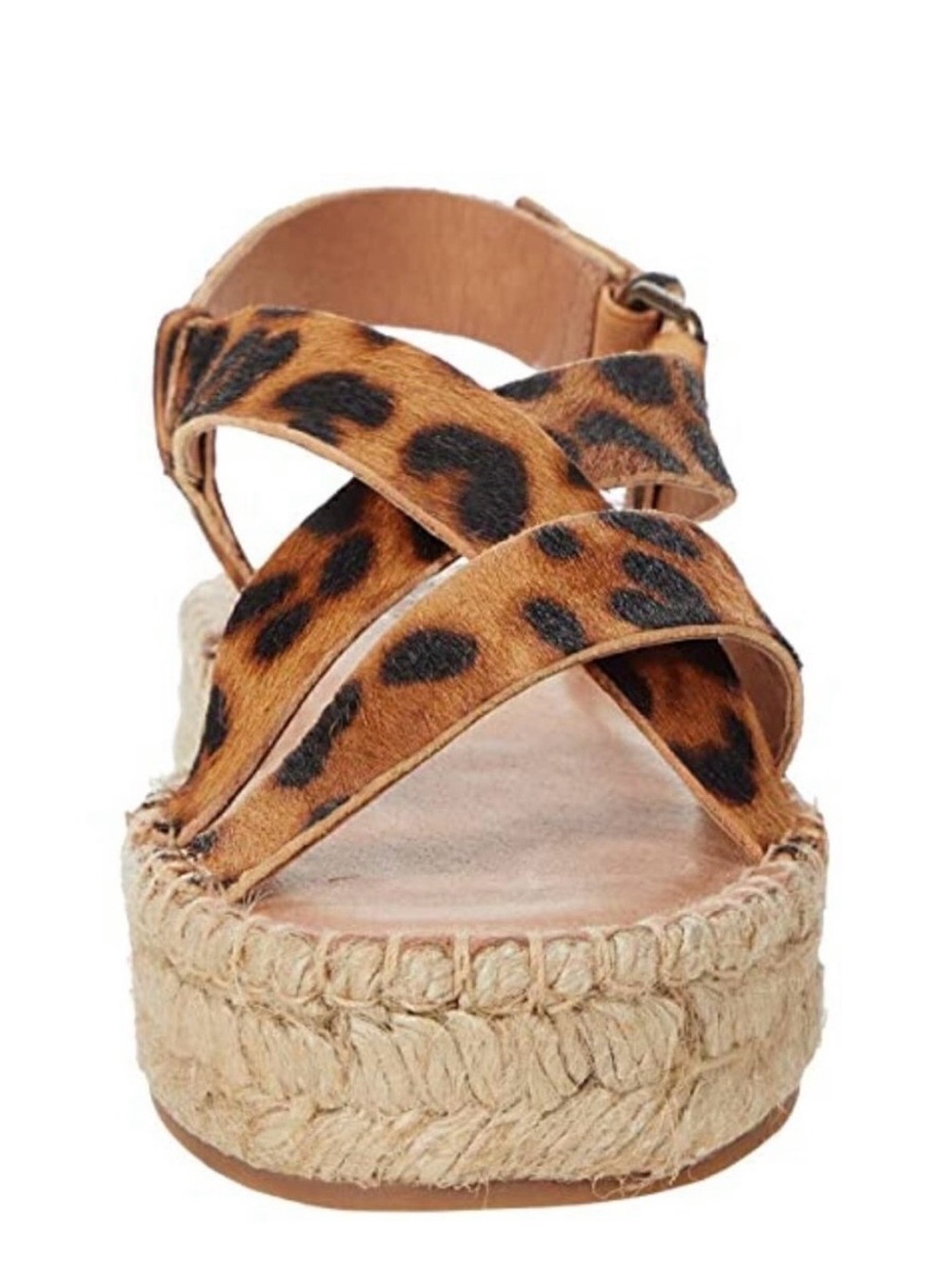 Madewell Leopard-Print Espadrille Platform Sandals